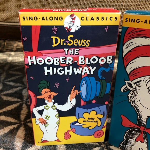 80's Dr. Seuss VHS Movies - The Cat in the Hat - The Hoober-Bloob Highway - Picture 6 of 12
